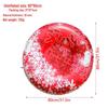 Slittino Gonfiabile in PVC Ispessito Resistente al Freddo - Giocattolo Sciistico Rotondo da Esterno