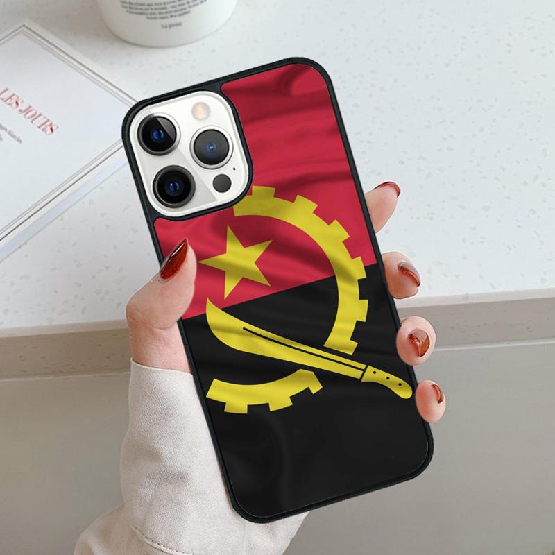 Angola flag Phone Case For iPhone 17 Air 11 12 13 14 15 16 Pro Max Cover For iPhone 17 Air Max Plus Coque Shell