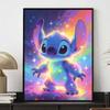 Disney 5D DIY All Diamond Art Painting Kit Cute Stitch Galaxy Cosmic Home Decor Gift