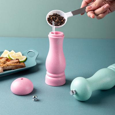 Pepper Grinder Refillable Manual Multipurpose Good Sealing Pepper Mill Flavoring Bottle Kitchen Tools