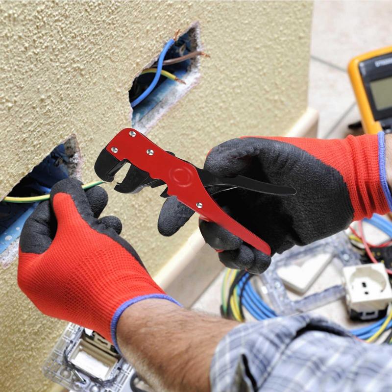 Wire Stripper Compact Cable Stripper Tool Comfortable Grip Wire Stripper Crimper For Electronic And Automotive Repair