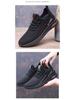 Men's Breathable Fly-knit Flat Shoes - Non-slip, Casual Sneakers for Spring & Autumn, Ideal for Middle-aged & Elderly