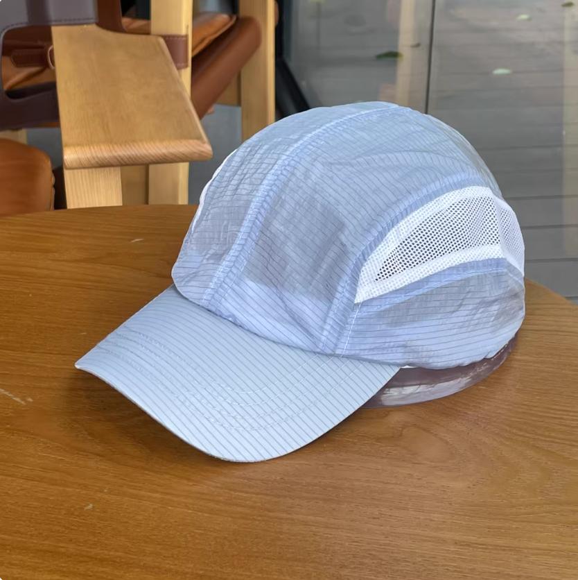 Quick Dry Mesh Baseball Cap Lightweight Breathable Uv Protection Peaked Hat Unisex For Outdoor Camping Hiking Travel Casual