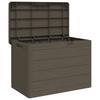 Outdoor Cushion Box Brown 77.5 x 44.5 x 53 cm Polypropylene