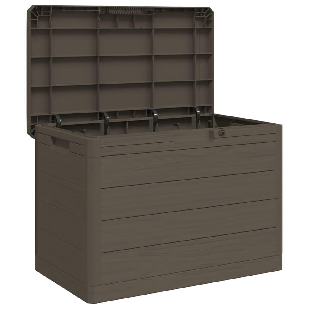 Outdoor Cushion Box Brown 77.5 x 44.5 x 53 cm Polypropylene