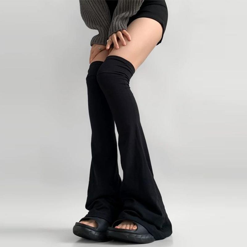 Calze a coscia Y2K Elasticità Dimagranti Ginocchiere Stile Giapponese Femboy Piccante Sopra il ginocchio Polsini a forma di corno Accessori Sexy