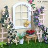 1:12 Dollhouse Plants And Flowers Stand Plants Vine Furniture Home Model Decor Toy Doll House Miniature Accessories
