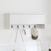Wall Mounted Nightstand White 80 X 20 X 30 Cm Engineered Wood