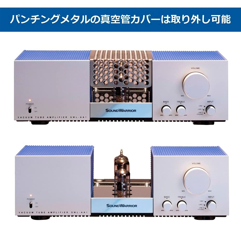 SOUND WARRIOR Made in Japan Vacuum Tube Amplifier Speaker Set Good Quality Bass Broadband Vacuum Tube Integrated Amplifier Preamp Phono Analog Audio