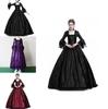 Exquisite Gothic Victorian Maxi Dress For Women With Lace Detailing