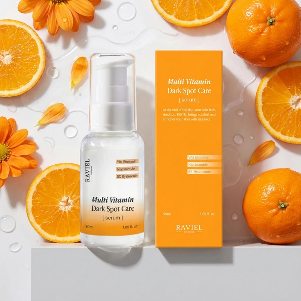 Raviel Multi Vitamin Blemish & DarkSpot Care Serum 50ml x 3