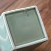 Nanshan Xiansheng 'First Sight Green Mountain' Square Ceramic Tea Caddy