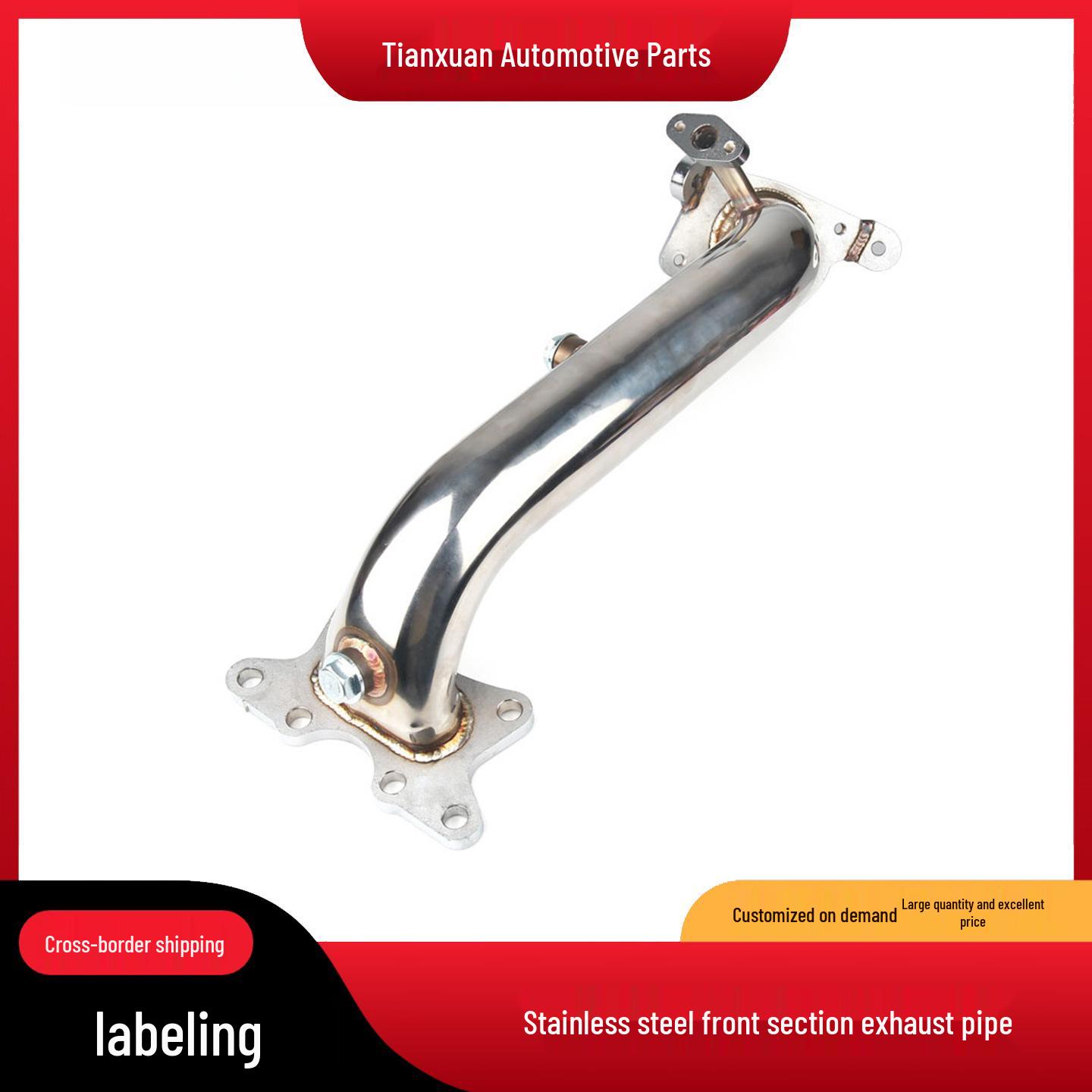 Stainless Steel Exhaust Header for 2006-2011 Honda Civic 1.8L