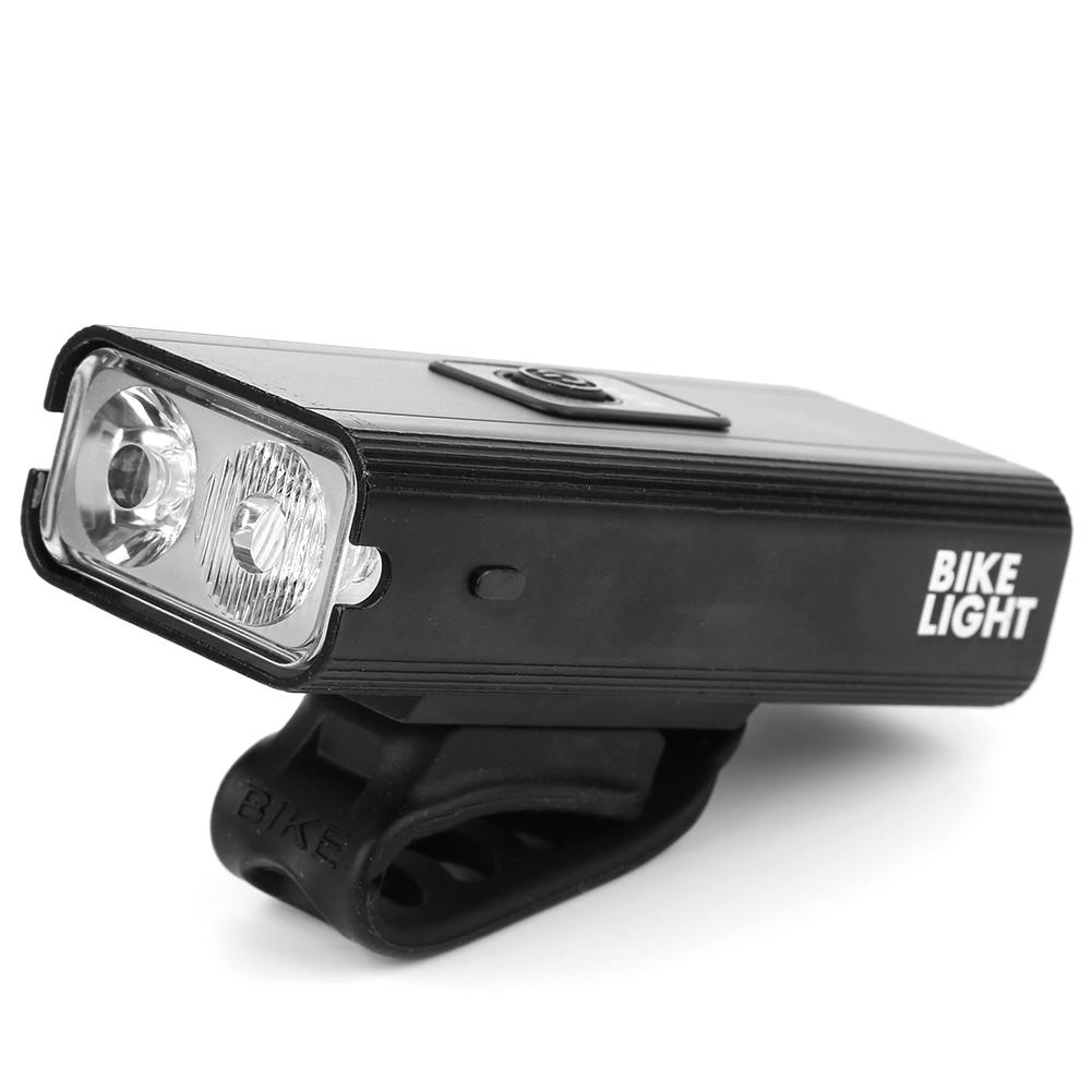 Bicycle Head Light Built‑in Battery USB Rechargeable Mountain Bike Front Light