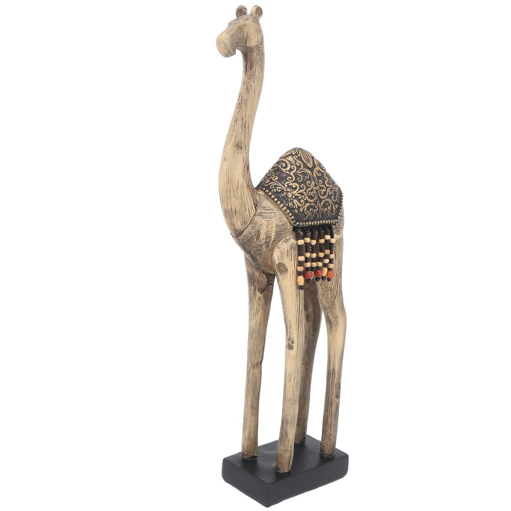 Kamelstatue Künstlerische Kamelskulptur für den Schreibtisch Harz-Kamelstatue Heimdekorationsornament