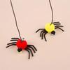 Pet Cat Spider Toy Hanging Door To Relieve Depression Swinging Hanging Elastic Rope Feather Playing Stick Bell Toy for Cat