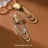 French style romantic high-quality temperament atmospheric U-shaped hollow water droplet earrings ear accessories