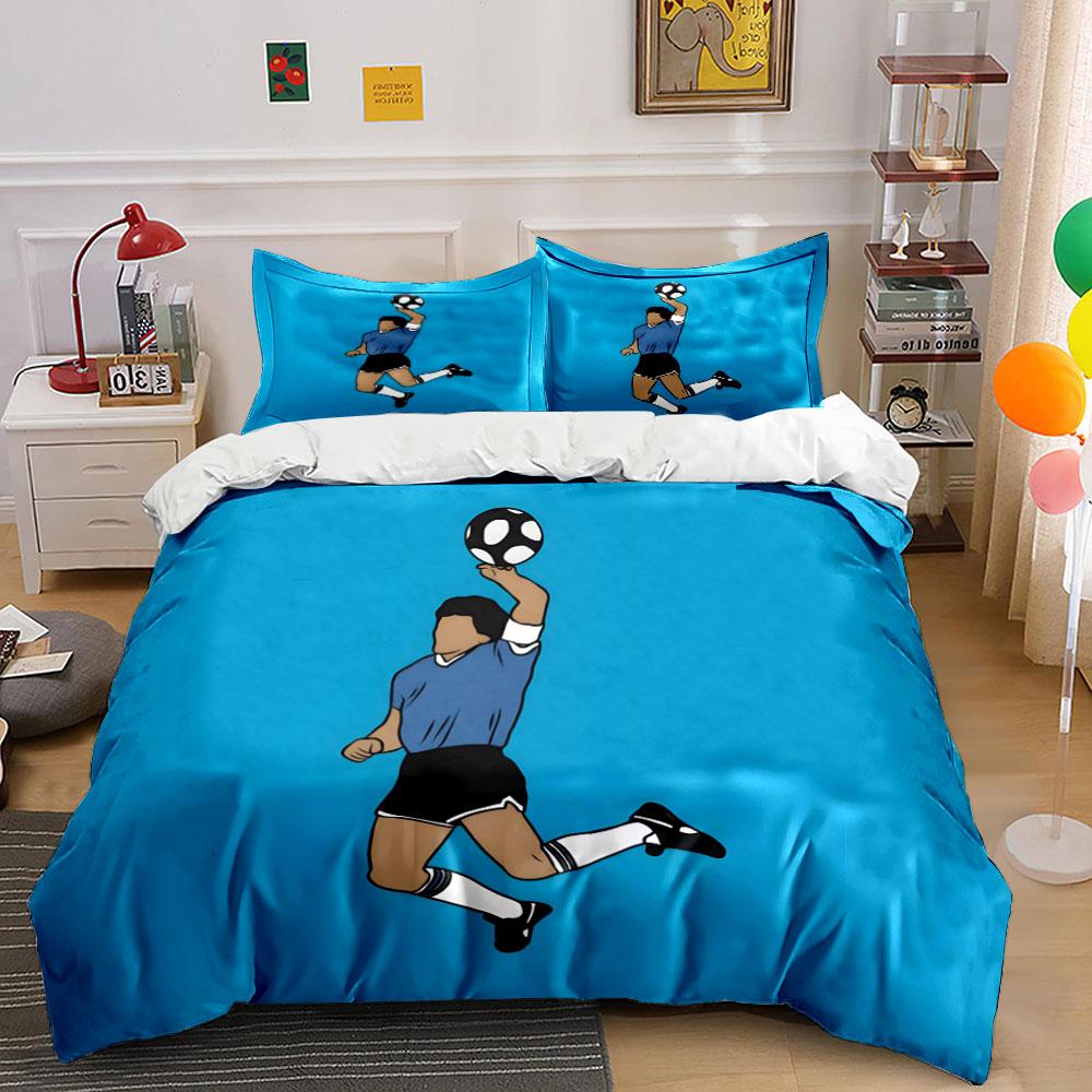

Soccer player with ball. Bedding sets Duvet cover sets Duvet covers Pillowcases(1 * Duvet Cover 2 * Pillowcases, without duvet insert) 135x200cm