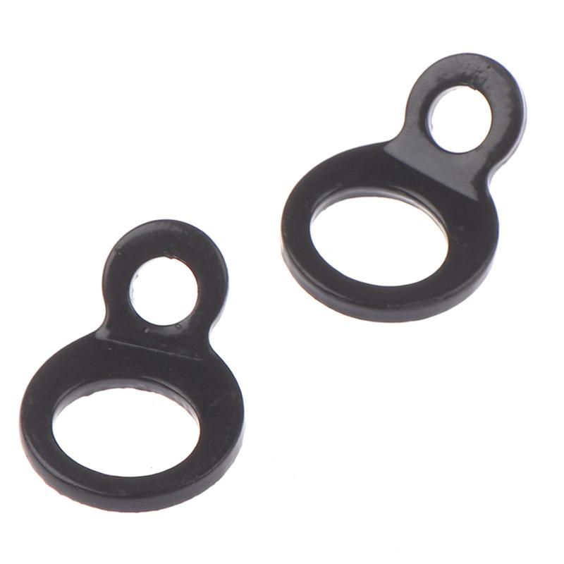 1 Pair Carbon Steel Tie Down Strap Rings For Motorcycle Dirt Bike Atv Utv