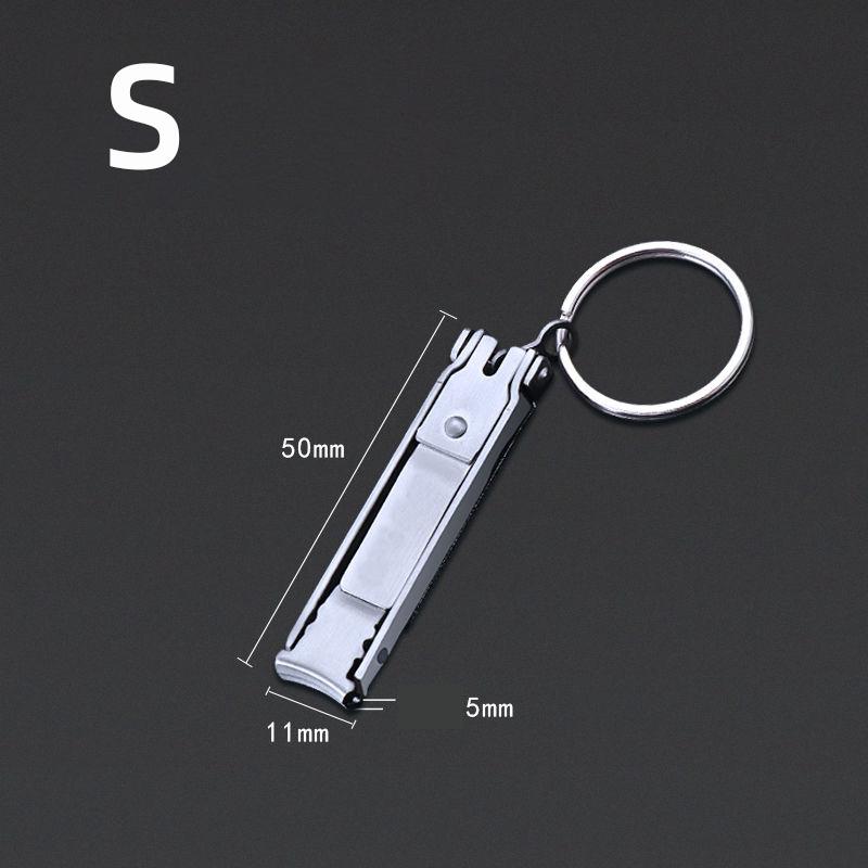 

Портативные и складные кусачки для ногтей, многофункциональная пилка для ногтей с защитой от брызг, инструмент для полировки и подрезки S