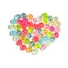 7.5mm Electroplated AB Acrylic Round Beads for DIY Jewelry Making