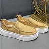 Fashion Summer New Men Ice Slip-On Casual Shoes Loafers Ultra-light Breathable Man Canvas Shoes Fashion Low-top Sneakers Footwear Hombre