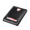 Men's Carbon Fiber Pattern RFID Short Wallet with Front Pocket Dollar Clip