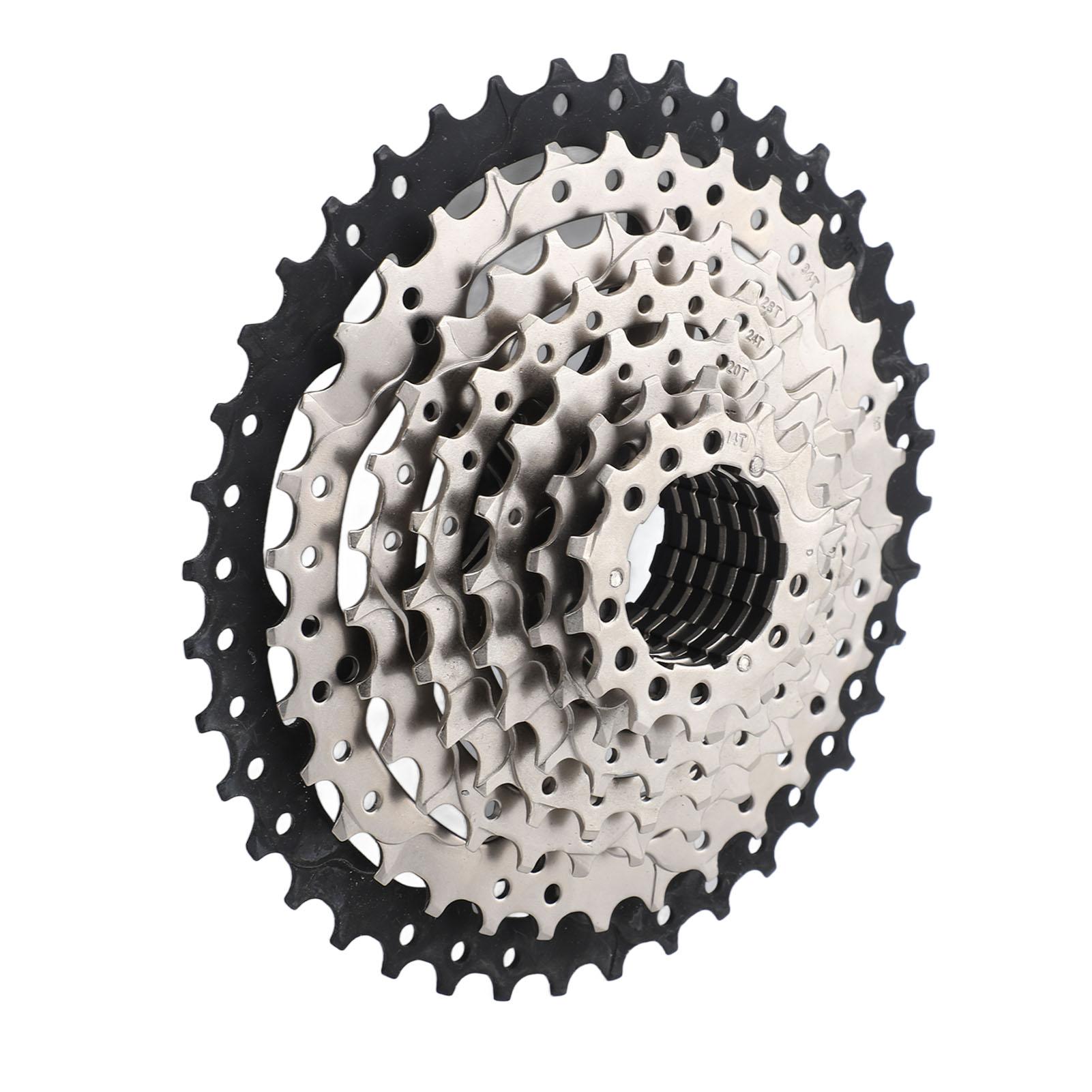 8 Speed Cassette 12?40T Bicycle Cassette Aluminum Alloy Bike Freewheel Noiseless Smooth Rotation