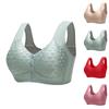 Women's Underwear Front Opening Buckle Fixed Type Without Steel Ring, Large Size Gathering And Collecting Accessory Bra