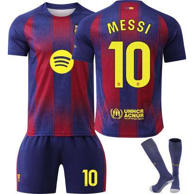 25-26 Domácí fotbalový dres Barcelona pro děti a dospělé MESSI #10