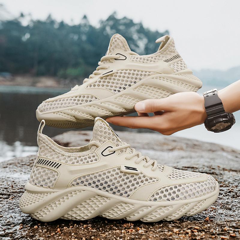 Sommer Herren Freizeitschuhe Mode Leicht Herren Laufschuhe Walking Sneakers Mesh Atmungsaktiv Männlich Jogging Sportschuhe