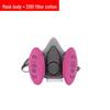 6200 Full-Face Gas Mask for Dustproof Grinding, Spray Painting, and Chemical Protection