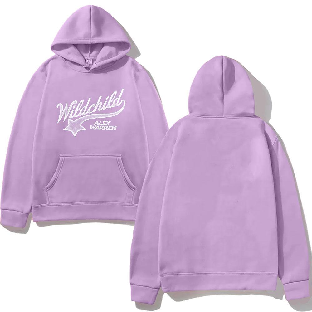 Alex Warren 2026 Nuovo Album WILDCHILD Felpa con Stampa Unisex per Autunno Inverno con Cappuccio Comoda Felpa con Cappuccio