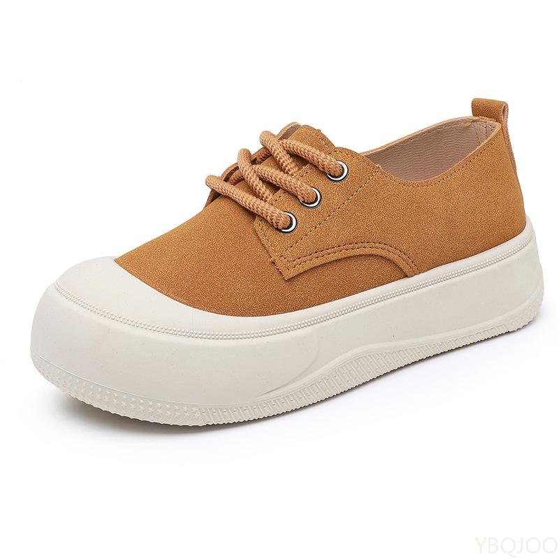Women's thick soled height increasing shoes spring autumn new styles fashionable versatile simple comfortable shoes