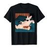 2026 Lazy Bunny Meme Rabbit Tshirt Men Women Harajuku Hiphop Streetwear T Shirts Tops Hip Hop Streetwear Oversized Tshirt