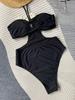 Süß Sexy Blume Trägerloses Bandeau Bikini Damen Y2k Ästhetisch Elegant Badeanzug Zweiteiler Schick Kawaii Vintage Badeanzug