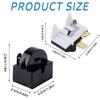 Refrigerator Compressor Overload Thermal Protector Automatic Cutoff Safety Device for Extended Equipment Lifespans