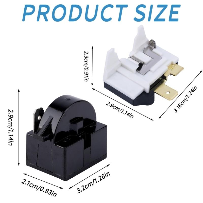 Refrigerator Compressor Overload Thermal Protector Automatic Cutoff Safety Device for Extended Equipment Lifespans
