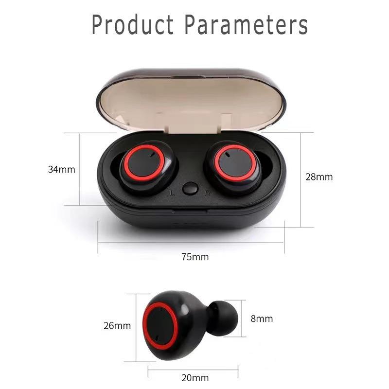 Y50 TWS2 Drahtloses Bluetooth 5.0 In-Ear Touch Headset