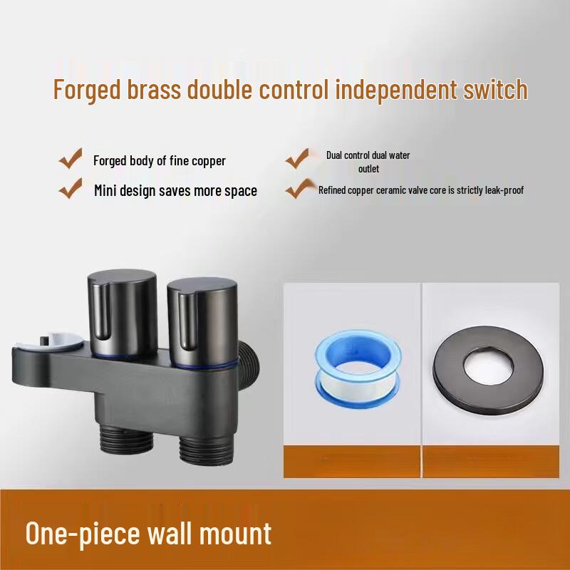 SIOYIE All-Copper Integrated Toilet Bidet Sprayer Set