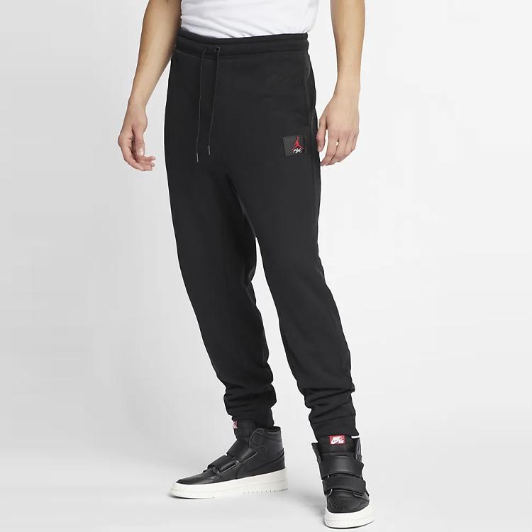 Jordan Flight Casual Sport Knit Jogger Pants Men Bottoms Black BQ7967-010