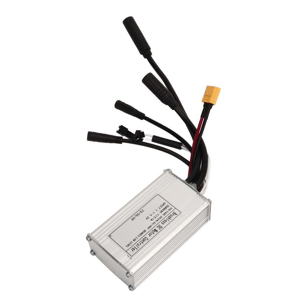 Brushless Motor Controller 24V 36V 48V 17A Sine Wave 3 Mode Controller with Waterproof Connector for DIY Electric Bike