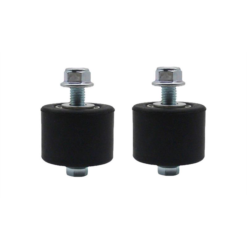 Ac29-2Pcs 8Mm Motorcycle Chain Tensioner Roller For YFM350 YFM 350 Upper Lower Swingarm Motorcycle Parts Rubber Chain Roller