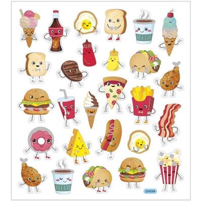 Stickers - Creotime - Metallic Sheet - 27 Pieces - 16.5 X 15 Cm - Multicoloured