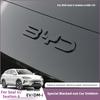 For BYD Seal U Sealion 6 DM-i EV Song PLUS Car Black Front Badge Sticker Black Rear Emblem Black Warrior Car Modification Logo