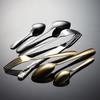 Nerezová ocel 410 vzor kapek vody nůž, vidlička a lžíce hotelový západní příbor steakový nůž a vidlička sada reliéf