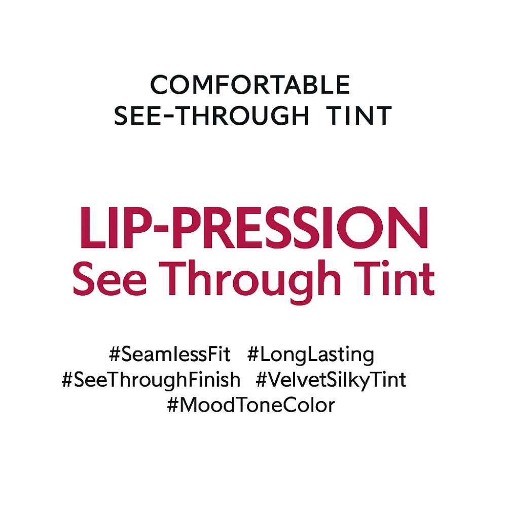 JUNGSAEMMOOL Lip-Pression See-Through Tint - Sheer Rosy (4g)
