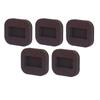 12PCS Felt Felt Caster Cups Non-Slip Mat Beige/Brown Furniture Floor Protectors 3.15" x 2.76" Hardwood Floor Protectors