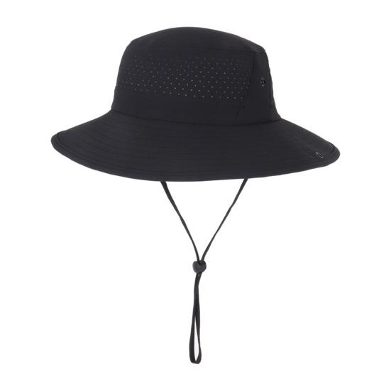 

Панама Дышащая Сетчатая Быстросохнущая Ткань Защита от Солнца UPF Шляпа Широкие Поля Ветрозащитный Шнурок Для Активного Отдыха Пешего Туризма Рыбалки Шляпа от Солнца чёрный