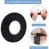 Keenso Felt Tape Automotive, Multipurpose Car Wiring Harness Self Adhesive Anti Squeak Rattle Tape Dash, Black (9mm × 25m)